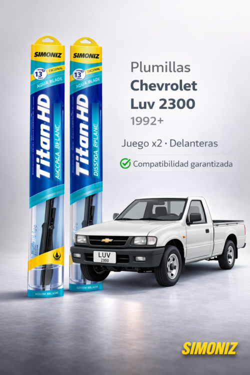 PLUMILLAS DELANTERAS  CHEVROLET LUV  1990-2003 TITAN /JUEGO X2
