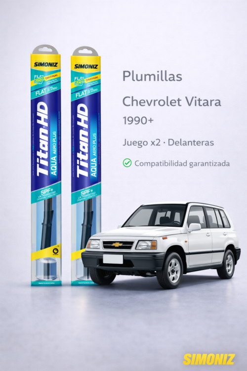 PLUMILLAS DELANTERAS  CHEVROLET VITARA 1992...1999 TITAN  /JUEGO X2