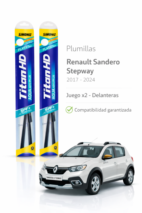 2025/07/1000036254.png PLUMILLAS DELANTERAS RENAULT SANDERO-STEPWAY 2017-2024 TITAN /JUEGO X2