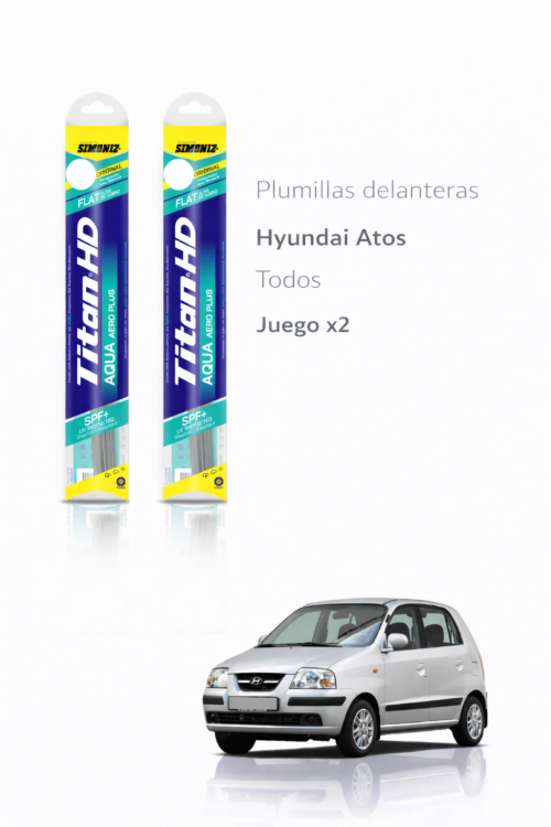 PLUMILLAS DELANTERAS HYUNDAI   ATOS 2000… TITAN/ JUEGO X2
