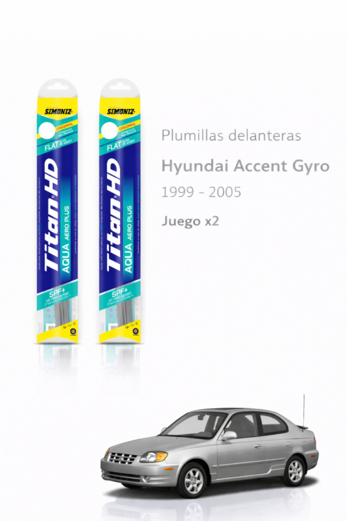 PLUMILLAS DELANTERAS HYUNDAI  GYRO- VERNA 2000…TITAN JUEGO X2