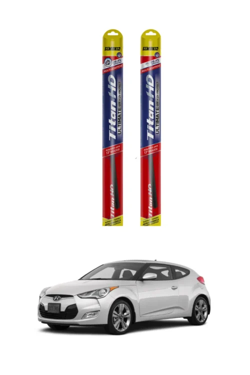 VELOSTER 3572;;PLUMILLAS DELANTERAS HYUNDAI VELOSTER TITAN ULTIITED MULTI ADAPTADOR / JUEGO X2. ;1;7;7;50;80000