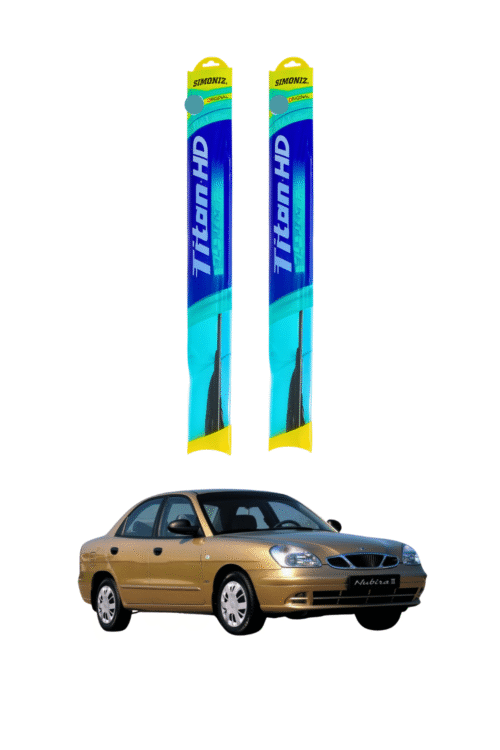 nubira 4046;;PLUMILLAS DELANTERAS DAEWOO NUBIRA 1998-2000 TITAN / JUEGO X 2 ;1;7;7;50;40000