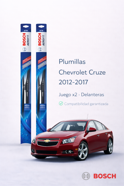 PLUMILLAS DELANTERAS  CHEVROLET CRUZE BOSCH AEROFIT