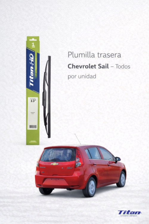 PLUMILLAS TRASERA CHEVROLET  AVEO