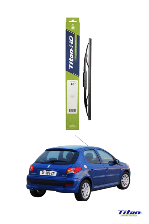 6 5112;109623;PLUMILLA TRASERA PEUGEOT 206;1;7;7;50;41000