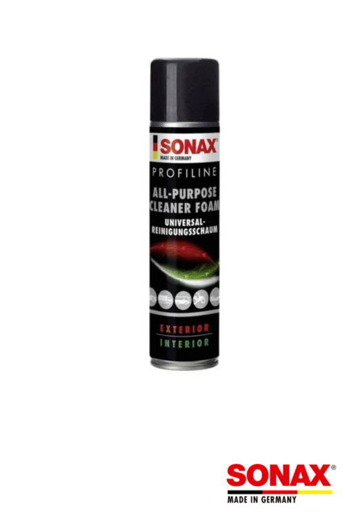 ESPUMALIPIADORA SONAX EXTERIOR INTERIOR 5040;2743000;ESPUMA LIMPIADORA MULTIUSOS 400ml;1;7;7;20;38000