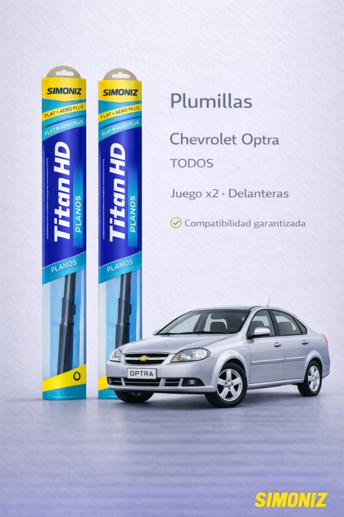 PLUMILLAS DELANTERAS CHEVROLET OPTRA TITAN / JUEGO X2