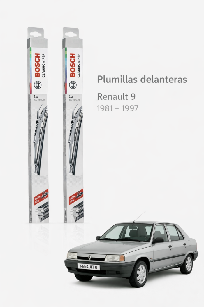 Copia de Copia de PLUMILLAS DELANTERAS RENAULT 9 / BOSCH CLASSIC-ECO