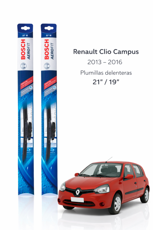 PLUMILLAS DELANTERAS CLIO CAMPUS   /BOSCH AEROFIT