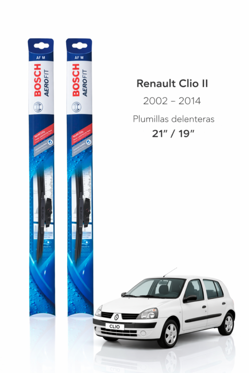 PLUMILLAS DELANTERAS CLIO 2 / BOSCH AEROFIT