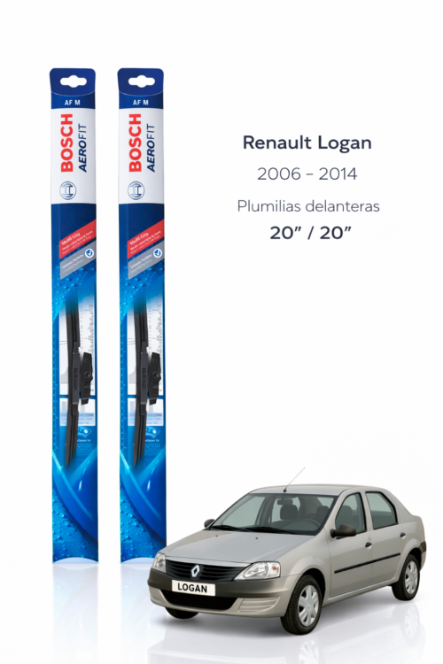 PLUMILLAS DELANTERAS RENAULT LOGAN 2005-2014 / BOSCH AEROFIT