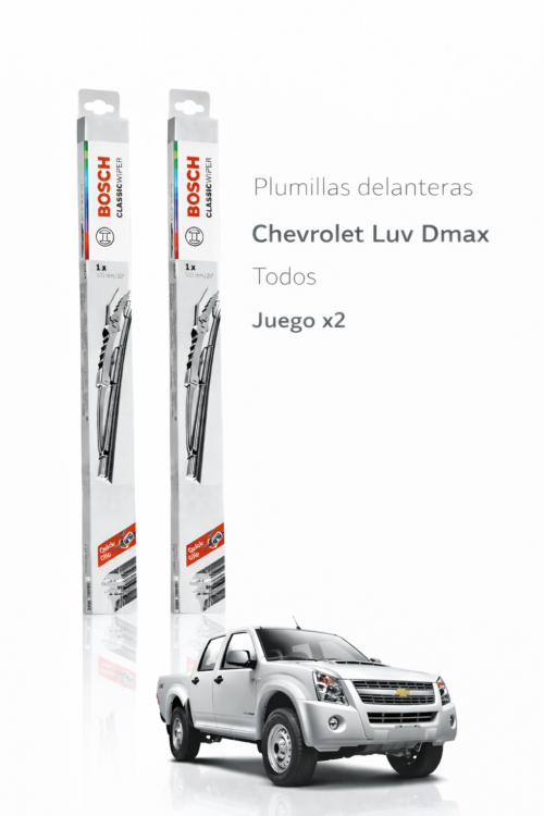 PLUMILLAS DELANTERAS LUV DMAX BOSCH CLASSIC