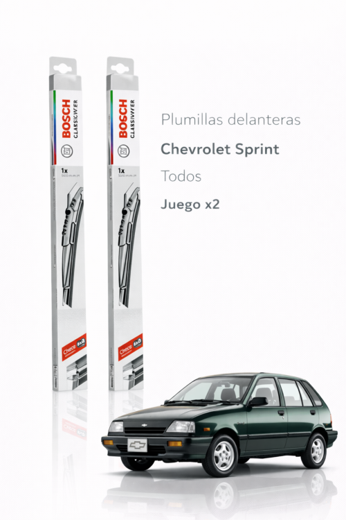 PLUMILLAS DELANTERAS CHEVROLET SPRINT BOSCH CLASSIC/ JUEGO X2