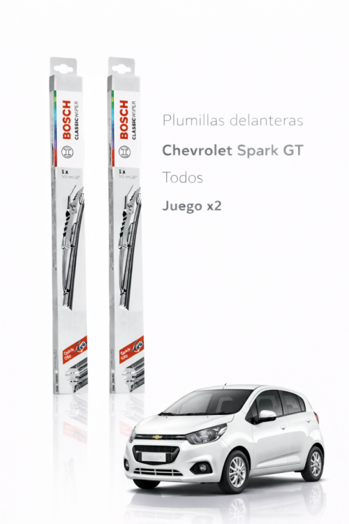 PLUMILLAS DELANTERAS SPARK GT BOSCH CLASSIC