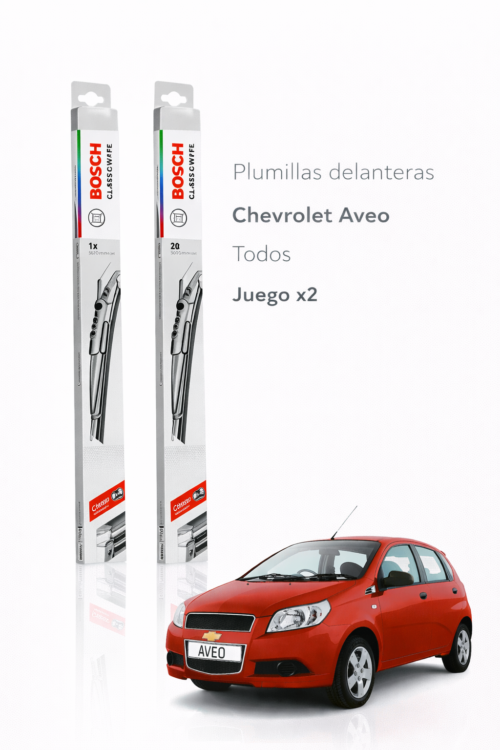PLUMILLAS DELANTERAS AVEO BOSCH CLASSIC