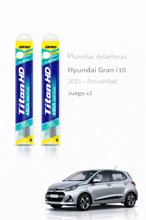 PLUMILLAS DELANTERAS HYUNDAI   GRAN i10 TITAN/ JUEGO X2